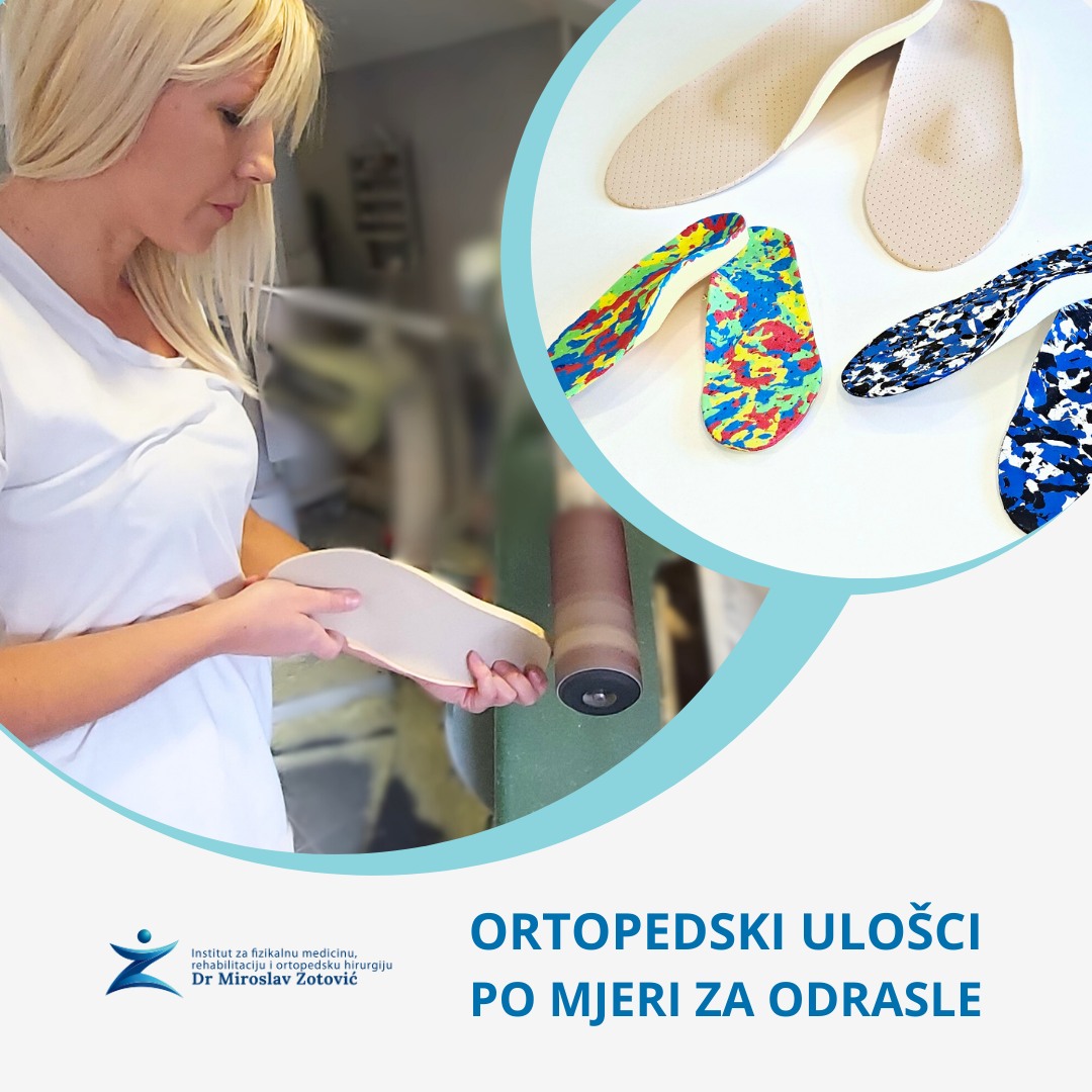 Ortopedski ulošci po mjeri za odrasle